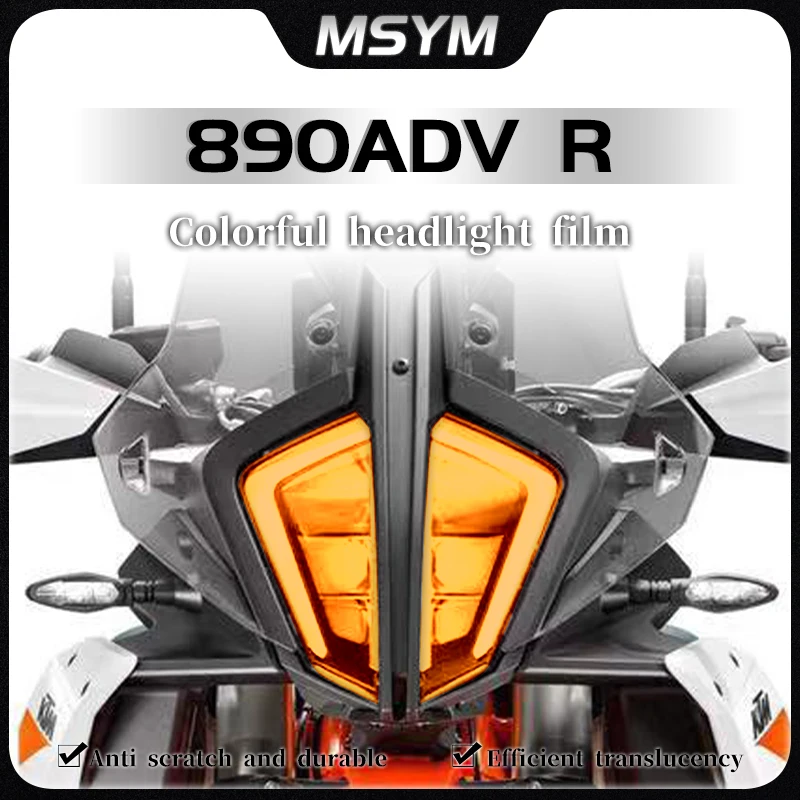 For KTM 890 ADV R 890 Adventure R 2023 headlight film transparent protective sticker tail light film modification accessories