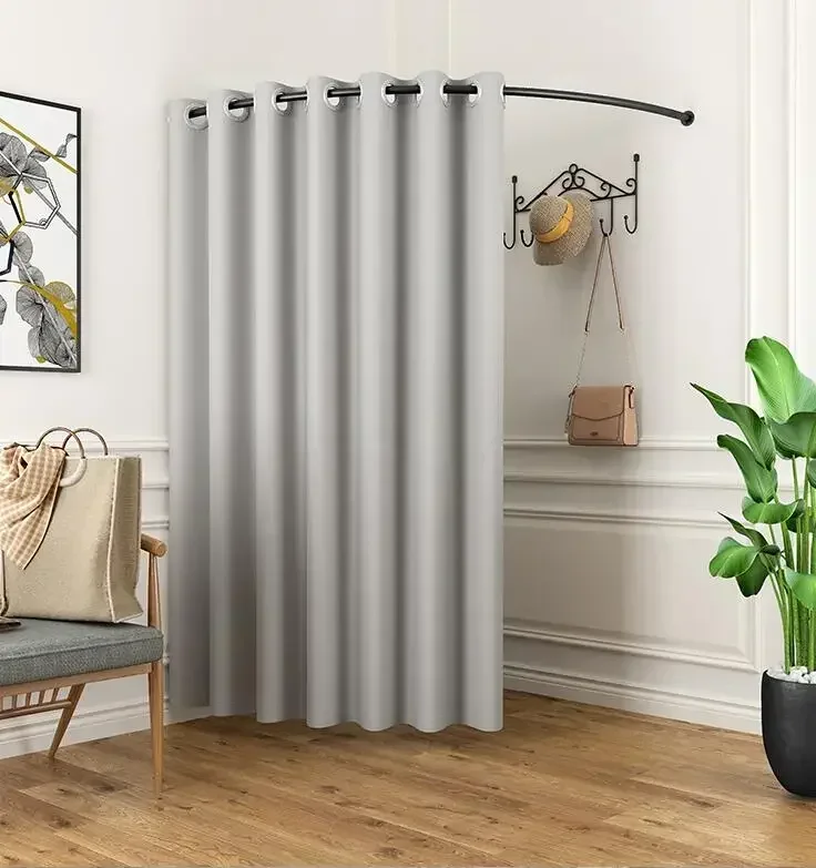 

Iron clothing circle display rack clothing store changing room cloth curtain fitting room door curtain thickening Economically