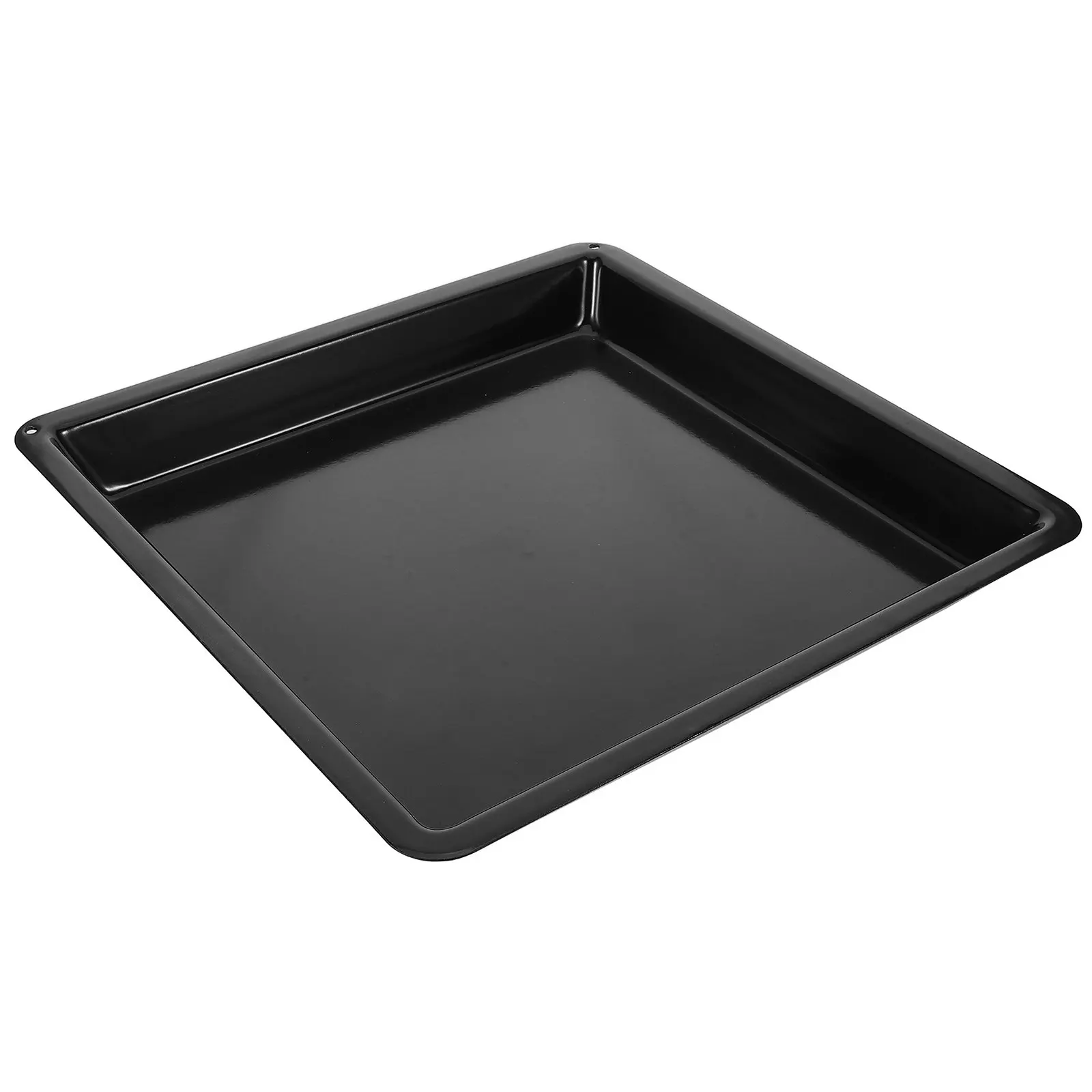 

Carbon Steel Non-Stick Baking Tray Large Capacity Black Baking Sheet Even Heat Distribution Oven Pan for Pizza Cake Pie Cookies
