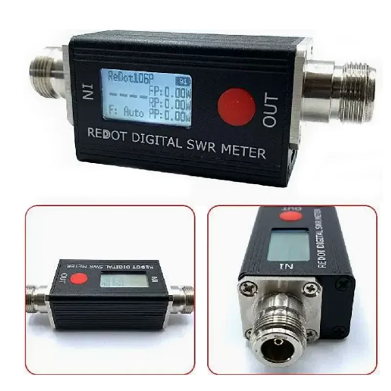 RD106P 120W Digital Standing Wave Ratio Meter Standing Wave Power Meter FMB VHF UHF 80-999MHz Standing Wave Ratio