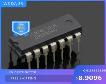 Freeshipping                     SN74LS01N           SN74LS01