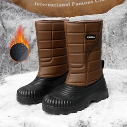 Warm Winter Boots for Men Waterproof Outdoor Fishing Hunting Boot Men's Snow Boots