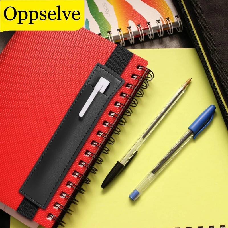 2Pcs Retro Pu Leather Protective Sleeve Cover Elastic Band Pencil Bags Office Tablet Touch Pen Stylus Case Pouch Bags Supplies