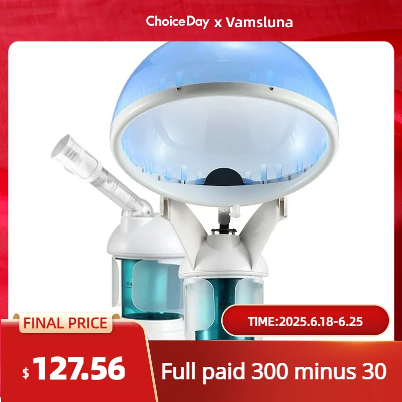 

Facial Spray Steamer 2 in 1 With Extendable Arm Table Top Mini Spa Face Design 360 Degrees Rotatable Spray Head Moisturizer