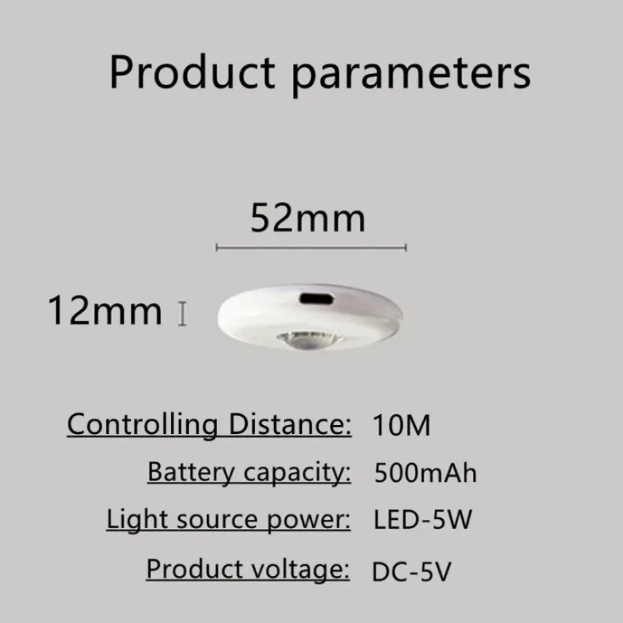 LED Super Bright Wireless Night Light with Remote Control Dimmable LED Under Cabinet Lights for Closets Kitchen Wardrobe Bedroom