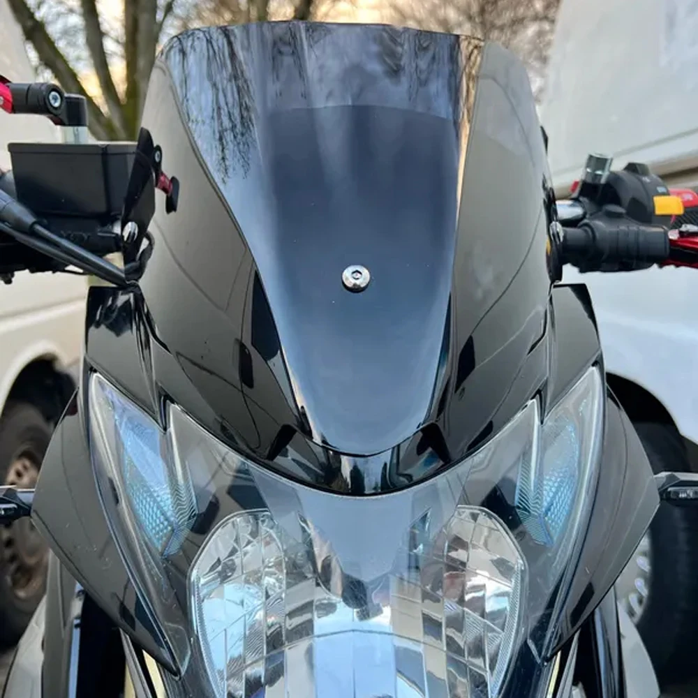 GSR750 Windscreen Sport Windshield For Suzuki GSR-750 2011 2012 2013 2014 2015 2016 2017 GSR 750 Accessories Moto Wind Deflector view 2