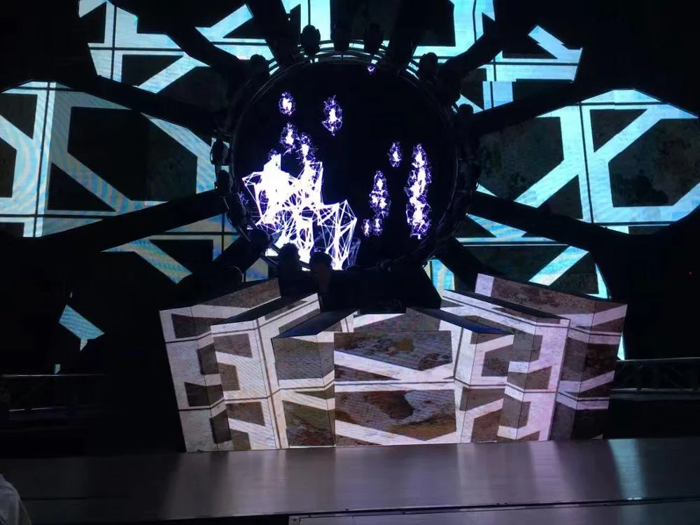 Indoor Trade Show Aluminum DJ Stand Exhibition Booth Club Led Video Display Screen customize