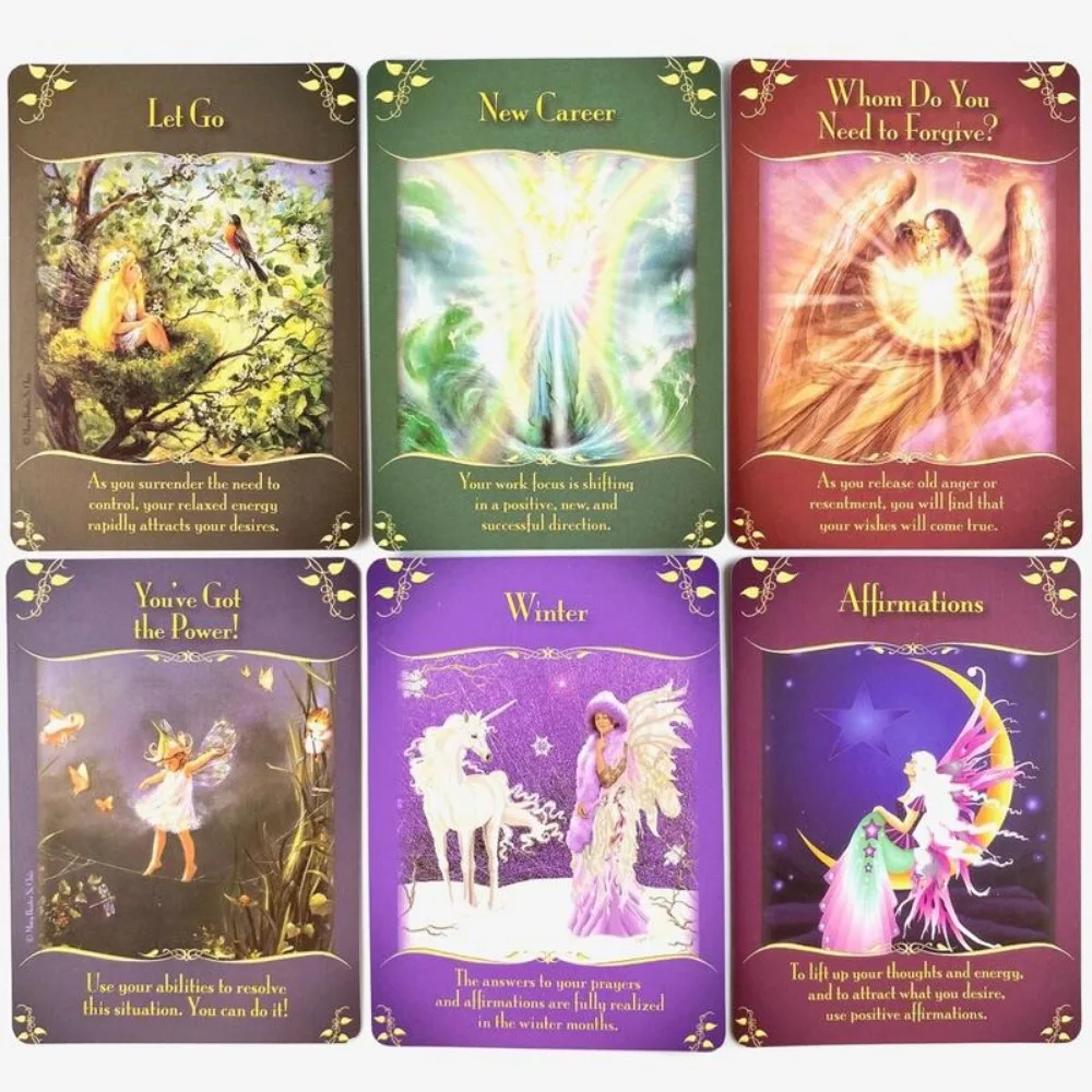 Magical Messages From The Fairies Oracle Cards Leisure Party Table Fortune-telling Prophecy Tarot Deck 11*6.5cm