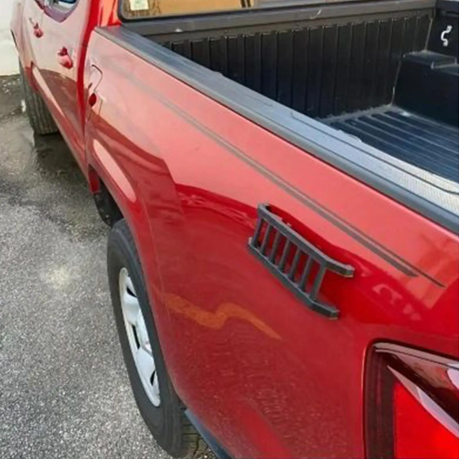 

Украшение крыши автомобиля, стабильная фиксация, автомобильное украшение, внешняя 3D наклейка в форме лестницы для бампера, капота, двери, поездки на работу, путешествия