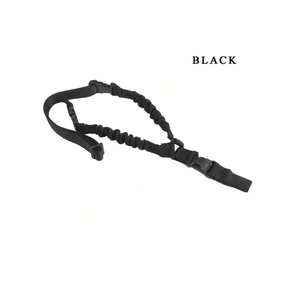 Tactical One Single Point Rifle Sling Gun Sling Strap with High-Quality Lens Riflescope and Quick Detach QD Buckles