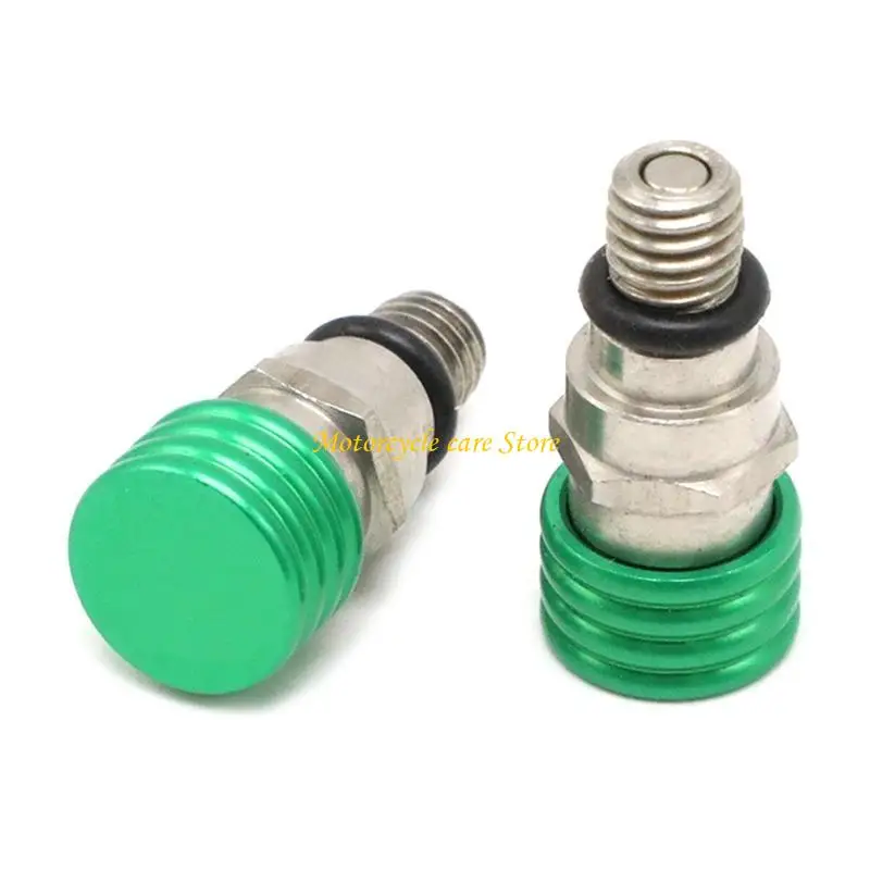 Motorcycle Screw Fork Bleeder Relief for Valve Fork Relief for Valve Front Inverted Shock Absorber Deflation for M.5x0.8