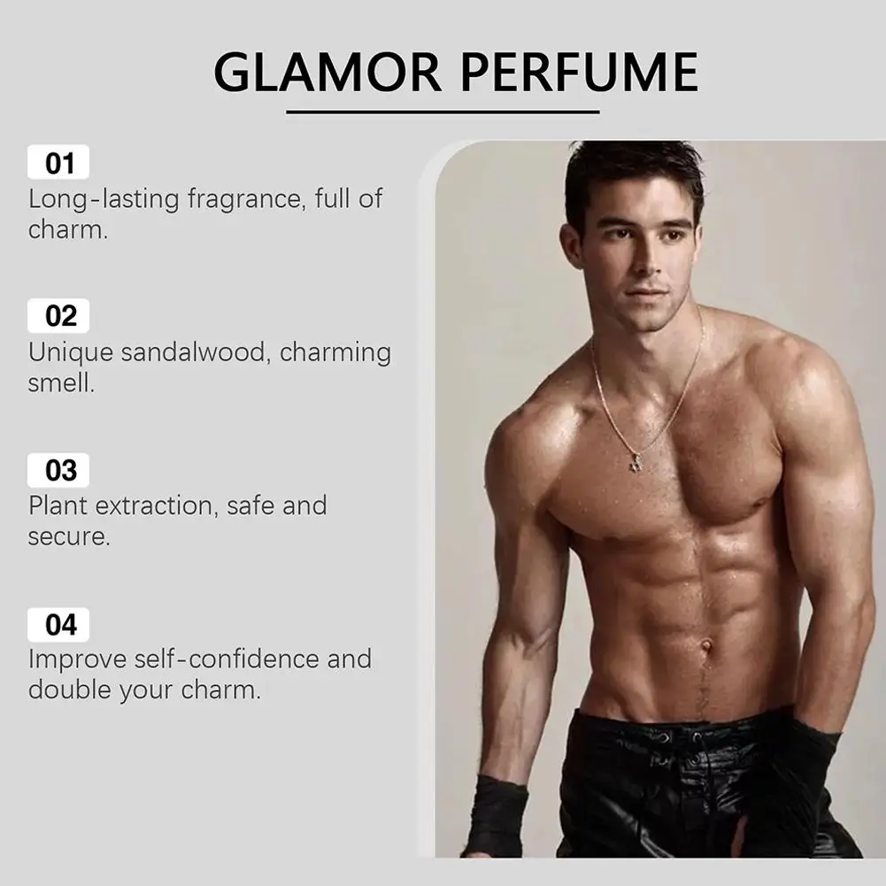 Charming Men\'s Eau De Toilette กลิ่นหอมติดทนนาน Unique Elegant Fresh Sexually Flirting Essential Oil 50ml