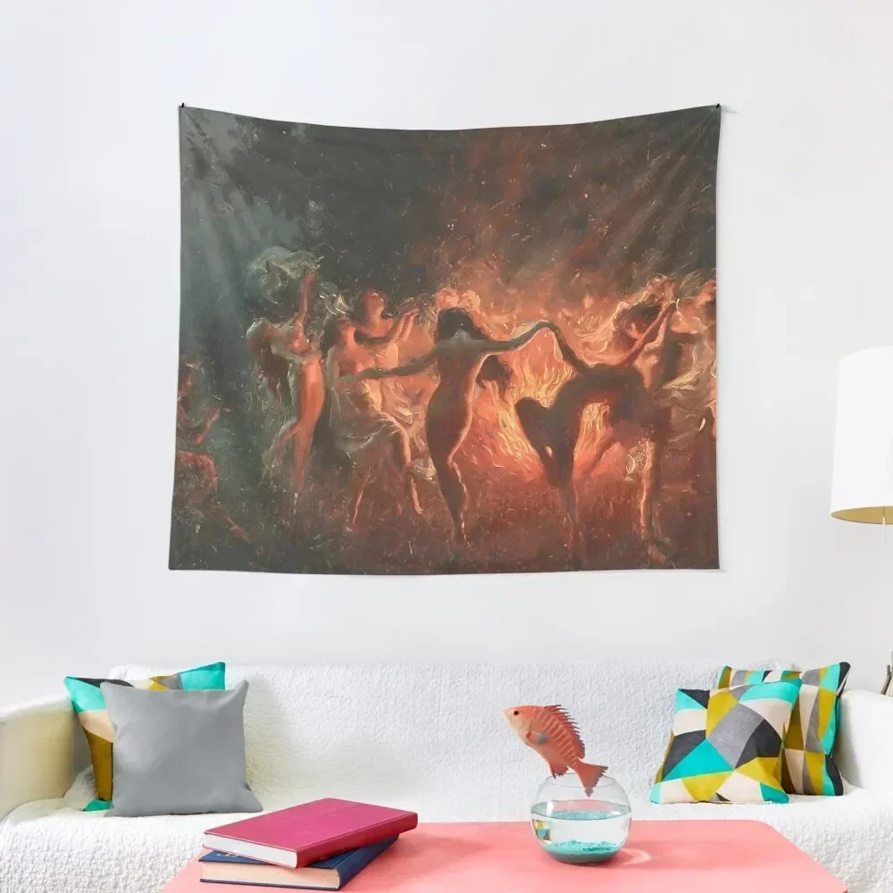 Joseph Tomanek Fire Dance Tapestry Room Decorator Home Decorating Living Room Decoration Japanese Room Decor Tapestry