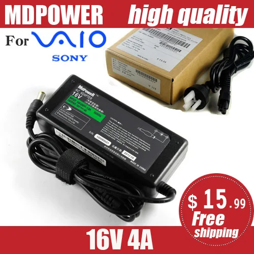 MDPOWER Cho Sony SONY 16V 4A 65W Điện AC Adapter Dây