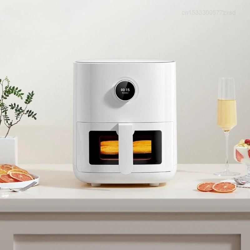 Xiaomi Mijia Smart Air Fryer Pro 4L Forno caldo Fornello Finestra visualizzabile APP Temporizzazione Schermo OLED senza olio 360 °   Friggitrice ad