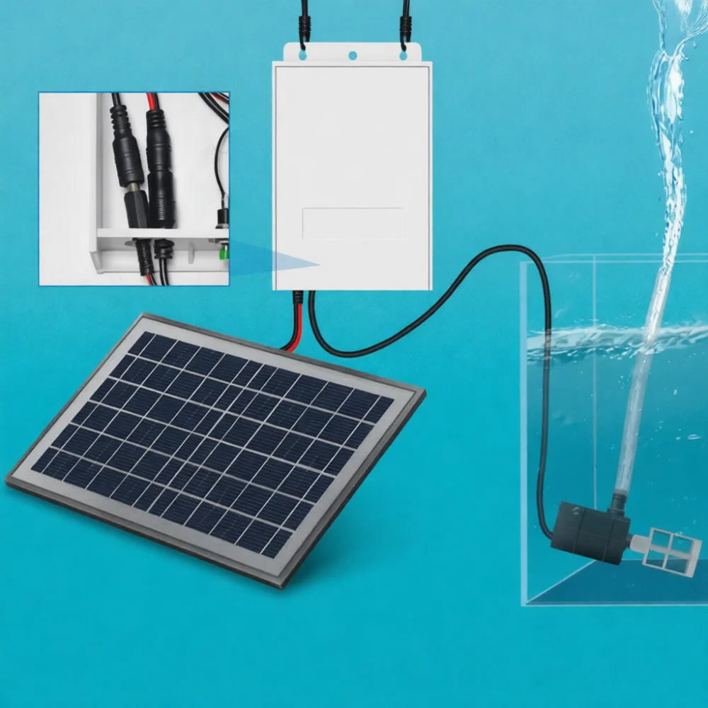 Pompa Air Tenaga Surya Luar Ru - Fish Pond Aerator ulasan dan harga