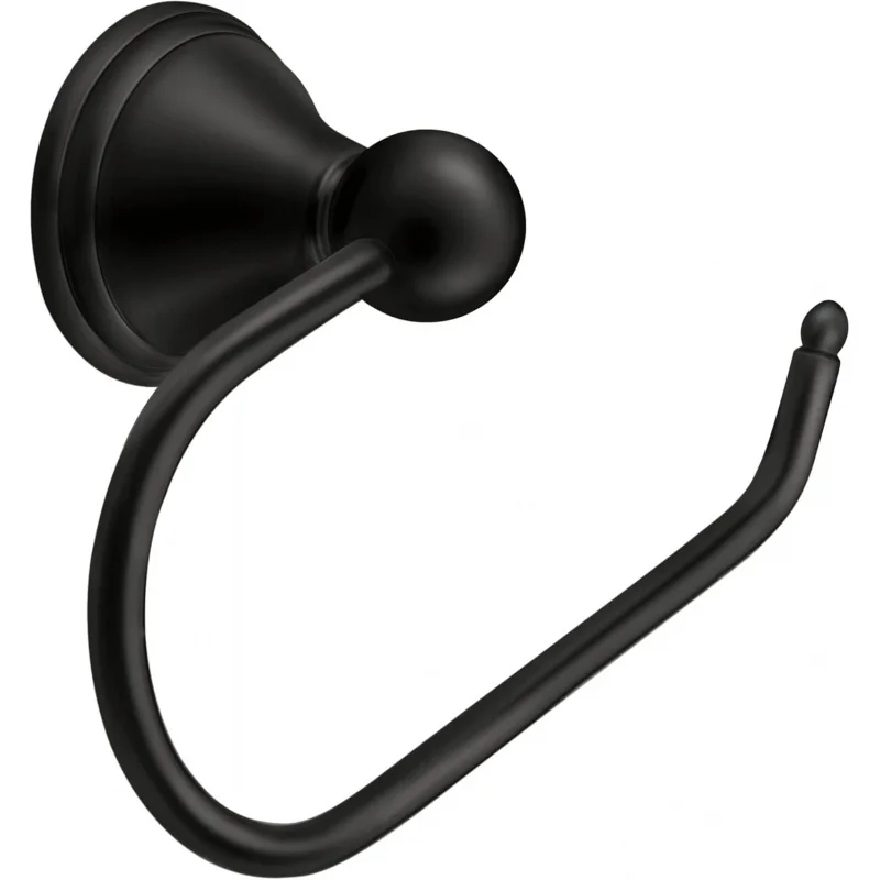 DN8408BL Preston Paper Holder, Matte Black,Toilet Paper Holder