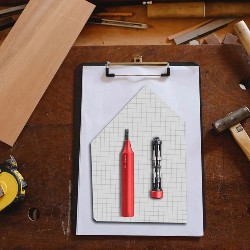 ABNO-22 en 1 ensemble de tournevis de précision, petit ensemble d'outils de mécanicien de précision en forme de stylo, mini ensemble de tournevis de ménage