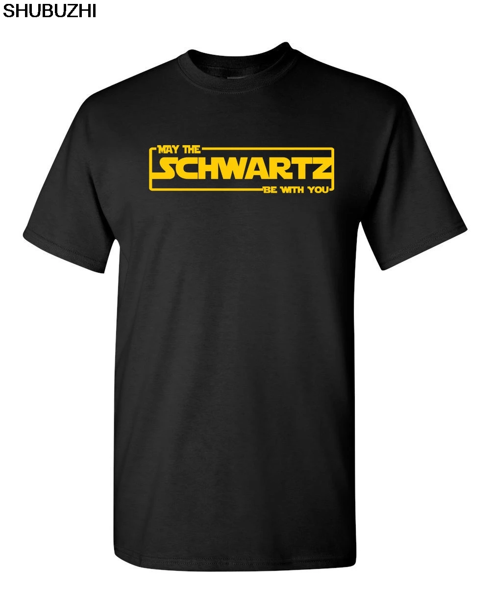 Brand Tshirt Homme Tees Print T-Shirt Men Harajuku May The Schwartz Be With You Spaceballs Design Shirts