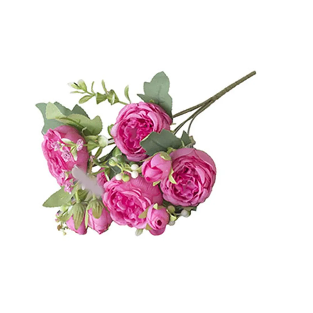 Charming Home Accent Silk Flower Arrangement Home Decoration Flower Diameter About 6CM Everlasting Beauty For Events