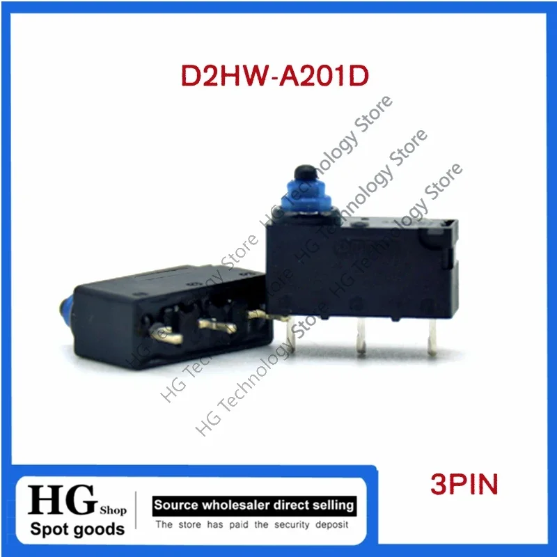 Original For OMRON D2HW-A201D D2HW-A211D  3pin waterproof and dustproof car door lock micro switch button