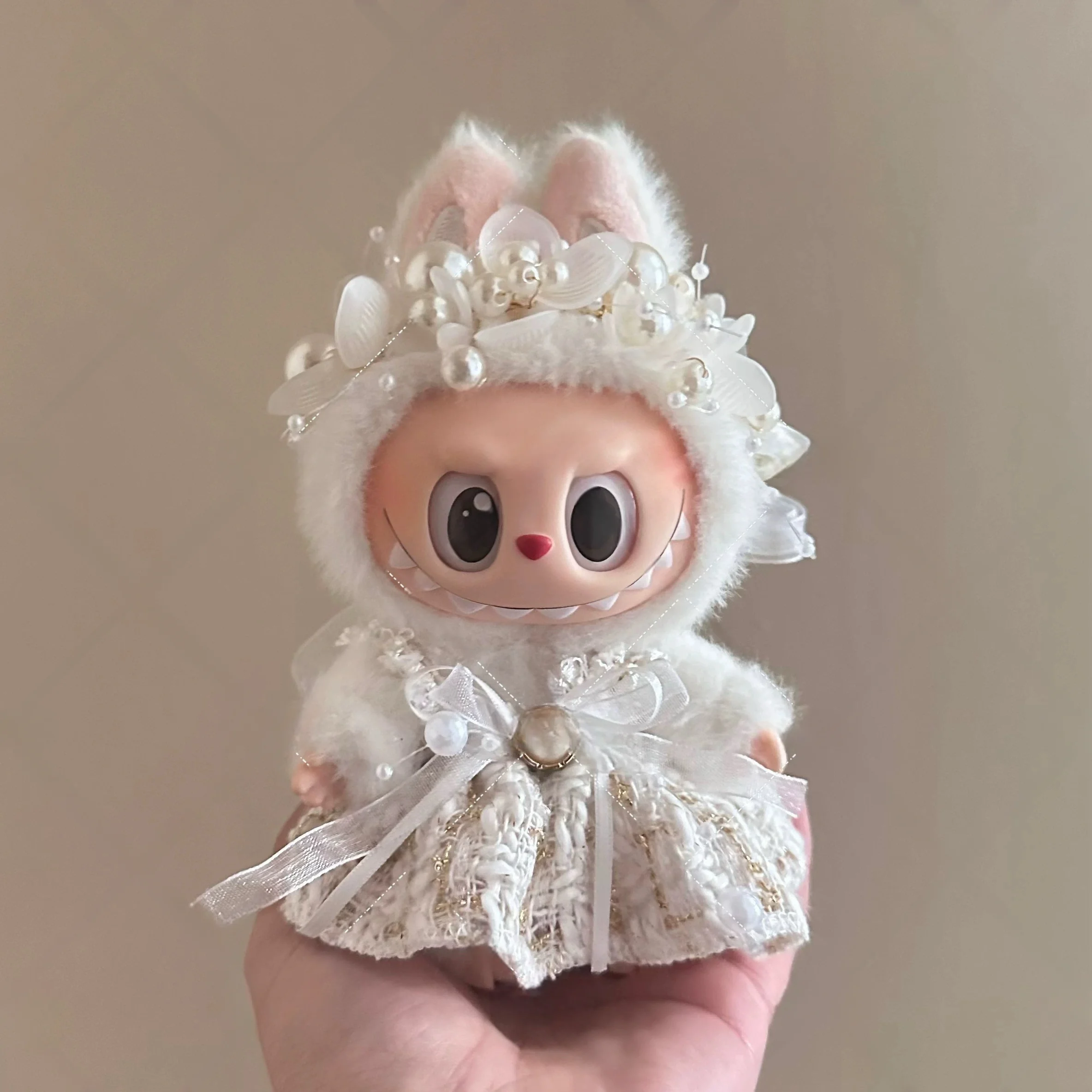

Одежда для/одежды 17 см, одежда Labubu V1v2v3, одежда для куклы Labubu, комплекты одежды для стояния, платья, повязки на голову, головные уборы для смены