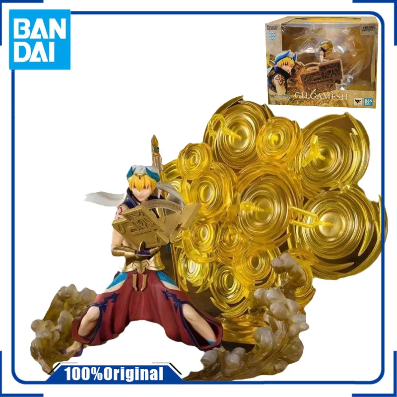 

Оригинальная фигурка Bandai, фигурка героя фигурки героев мультфильма Zero Fgo Fate Gilgamesh аниме, сборная игрушка для подарка, Коллекционная модель, украшения