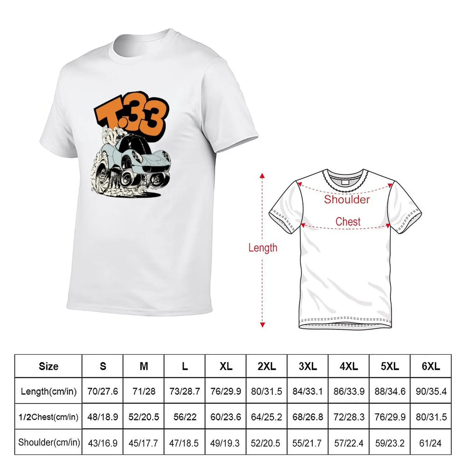 Gordon Murray Automotive T.33 Kustom T-Shirt new edition t shirt custom t shirts Aesthetic clothing Short t-shirt mens clothing