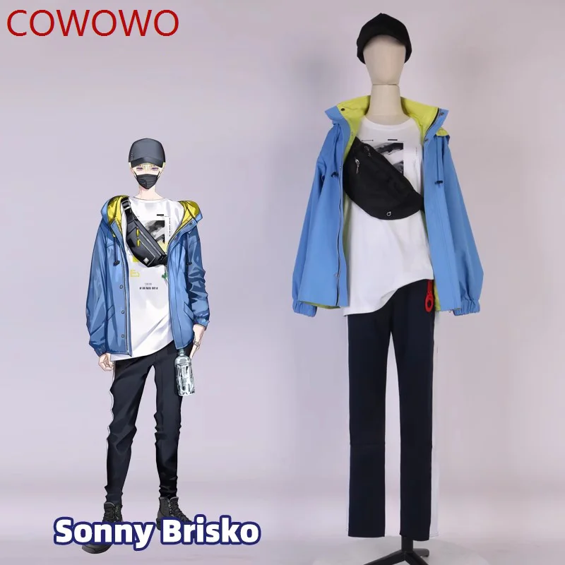 

COWOWO Vtuber Nijisanji EN Noctyx Sonny Brisko New Clothes Game Suit Cool Handsome Cosplay Costume Halloween Party Outfit