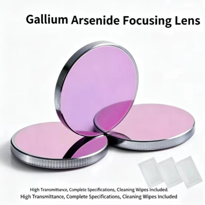 High-Power GaAs Laser Focusing Lens – Black Optical Lens Replacement Part for Cutting Die Machine