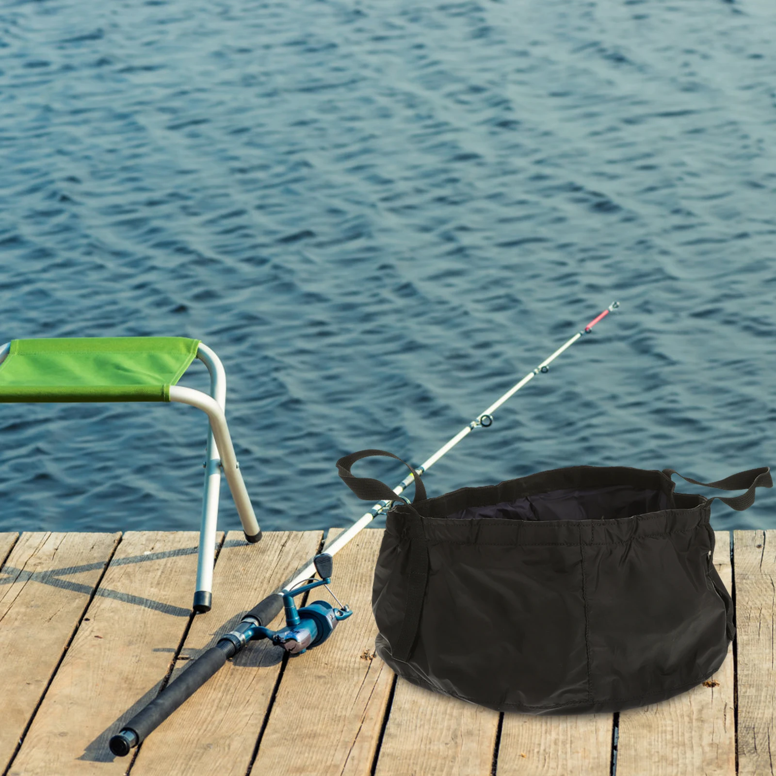 

Portable Folding Washbasin Collapsible Foldable Bucket Camping Tubs for Water Container Travel Fishing