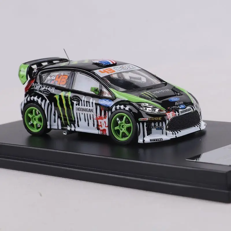 DCM 1/64 Ford Fiesta ST & Focus RS Ken Block #43 Monster Energy Hoonigan Rally Drift Car Diecast Car Model - view 4