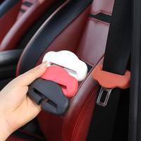 1Pcs Anti-Scratch Rubber Car Seat Buckle Protector Clip Protection Cover Universal Seat Belt Buckle Cover For SUV Sedan