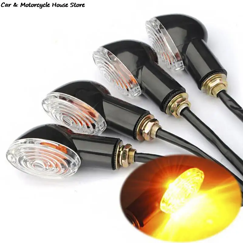 1Pc Motorcycle 10w Turn Signals Lights Blinker Indicators Lights Flasher Amber Lamps Lights Turn Signal Light