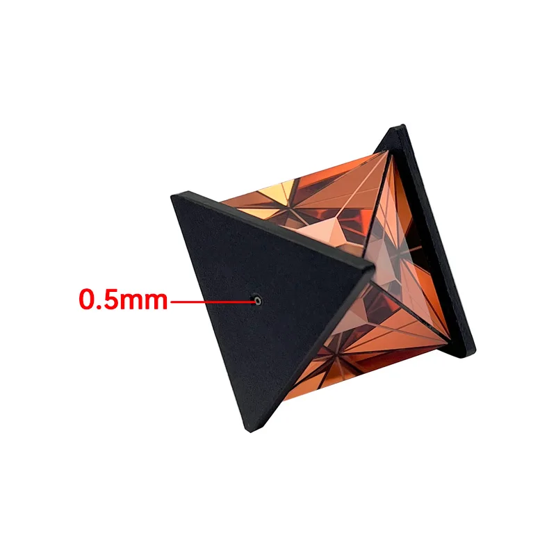 라이카 토탈 스테이션 측량용 0.4mm 강철 와이어 로프 설치에 적용 가능한 구리 360도 미니 프리즘