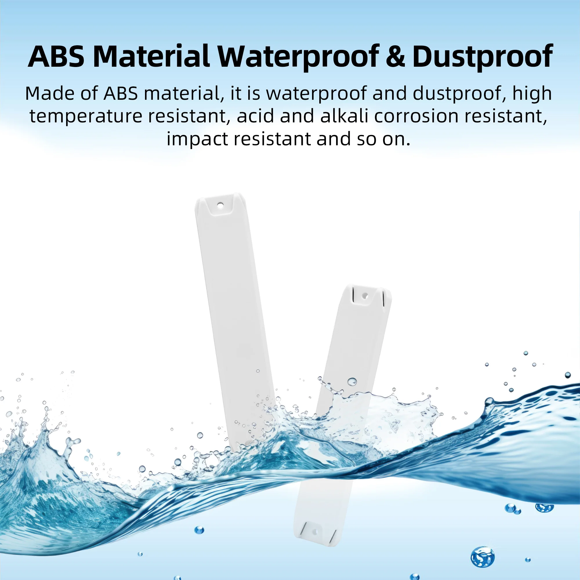 ป้ายอิเล็กทรอนิกส์มีเปลือก9515 10ชิ้นป้าย RFID ABS อายุการใช้งานยาวนานฉลากไฟฟ้าประสิทธิภาพการจัดการคลังสินค้าที่ดี RF
