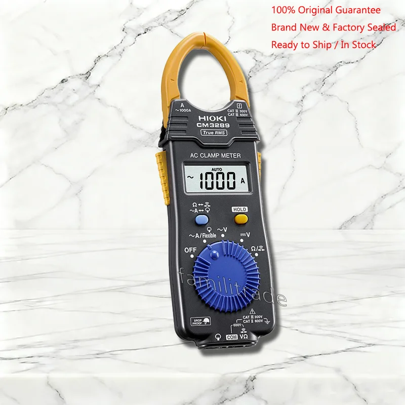 1PC NEW HIOKI CM3289 AC Clamp Meter In Stock 1000A True RMS 4199 Count CAT IV 300V CAT III 600V 33mm Jaw Original Box