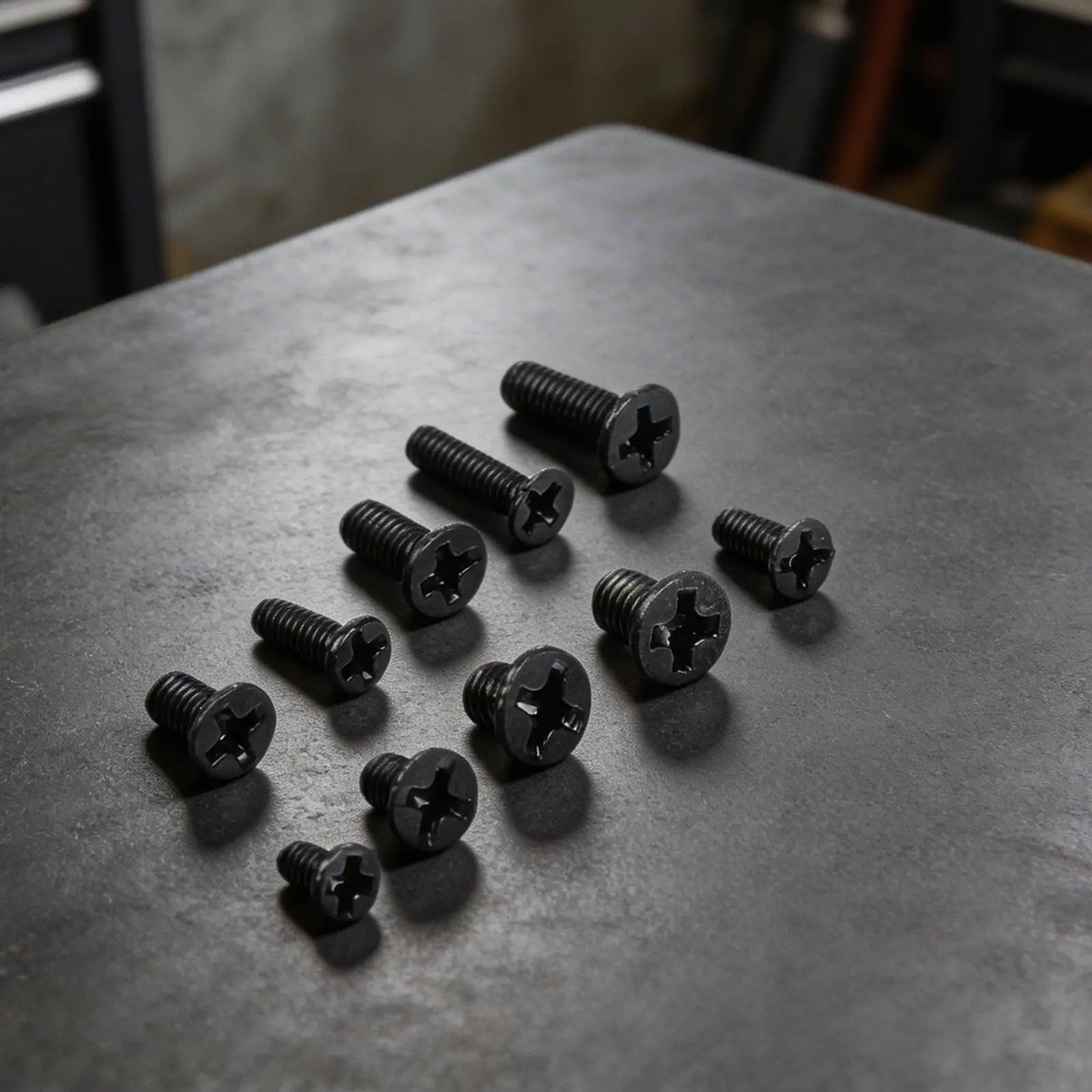 Laptop Repair Black Laptop Screw Set Black Countersunk Screws Set Screwdriver Countersunk Head 10 Sizes Included