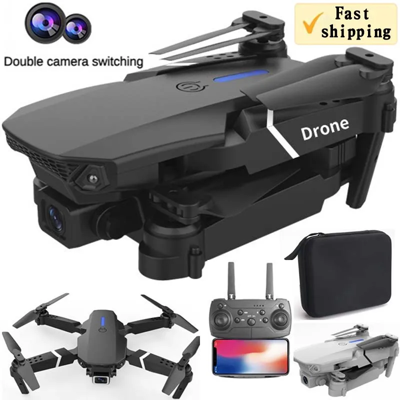 

2024year E88Pro Camera Drones Professional 4k 1080P Wide Angle Dual HD Camera Mini Drones Foldable RC Helicopter FPV Quadcopter