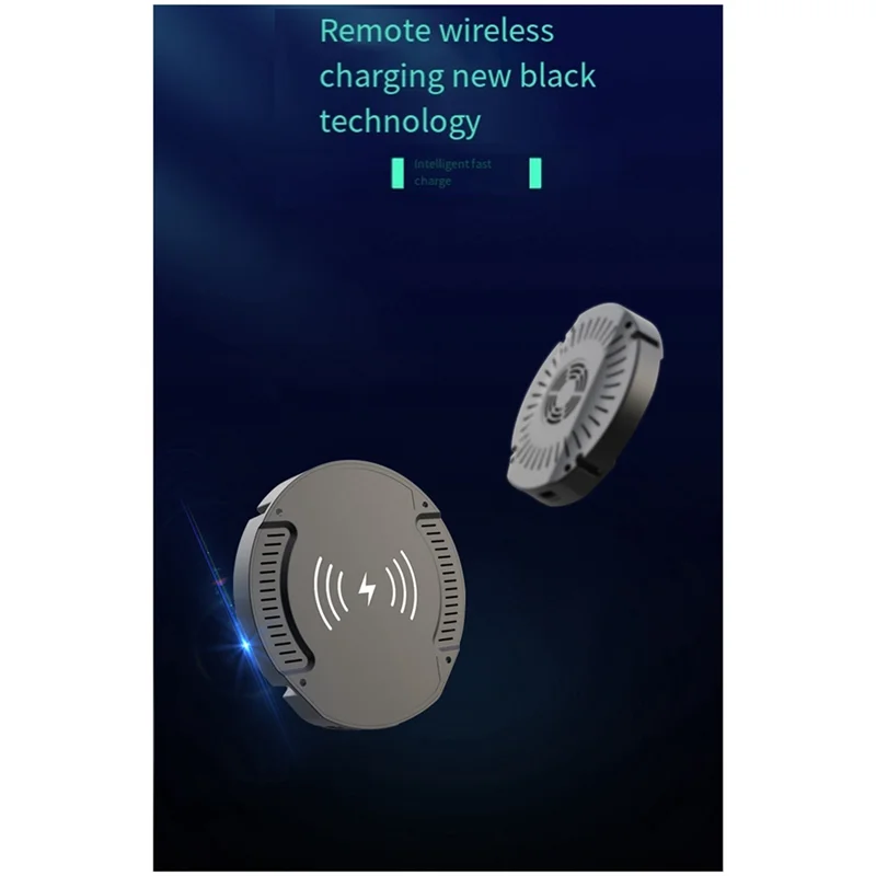 

Durable-1Set Invisible Wireless Charger Penetrate 30Mm Fast Charging Charger Easy Installation Quick Charger Black EU Plug