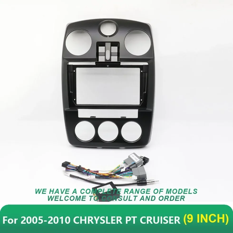 

Для 2005-2010 CHRYSLER PT CRUISER (9 ДЮЙМОВ) Автомобильный радиоприемник Fascias Android GPS MP5 Стереоплеер 2 Din Головное устройство Панель Dash Frame Insta