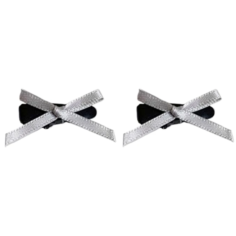 Cinta Mini Bowknot Pinza para cabello Cola caballo Niñas Horquillas para adolescentes Pinza para cabello encantadora