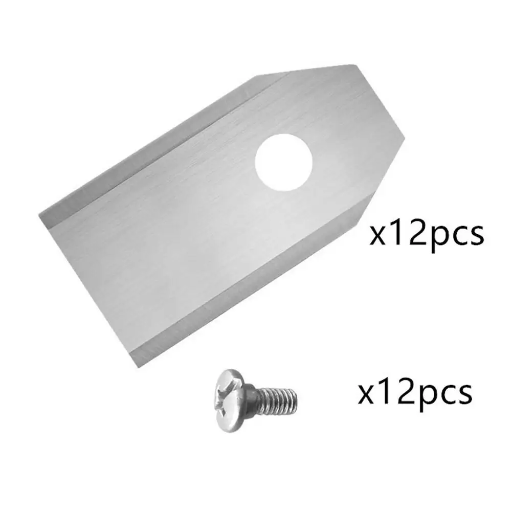 12/24/36 قطعة شفرة جزازة العشب استبدال شفرة مع مسامير ل Husqvarna ، Gardena McCulloch جزازة العشب رئيس أدوات الحدائق #4