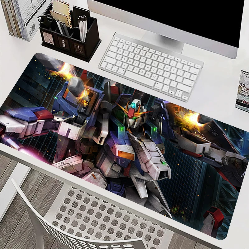 

Mousepad Gaming Mouse Pad PC Accessories Mechanical Warrior Gundam Non-slip HD Keyboard Pad Large Desk Mat Rubber Extended Pad