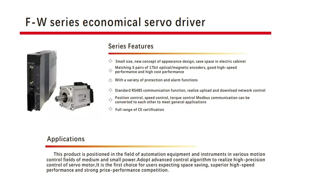 Cheapest Servo Motor and Controller Driver  From Bergerda, New Design Same Quality 400W  750W 1 Kw Only Can Replace Stepper