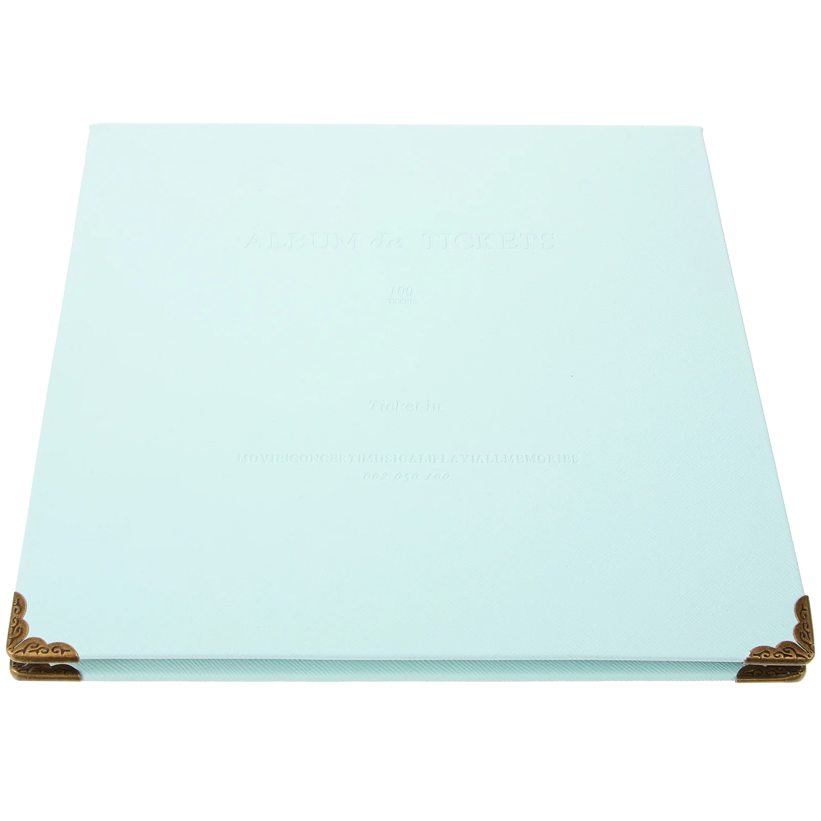 

Ticket Collection Book Light Organizer Storage For Photos Bills Movie Tickets Durable Fashionable Home Office Use