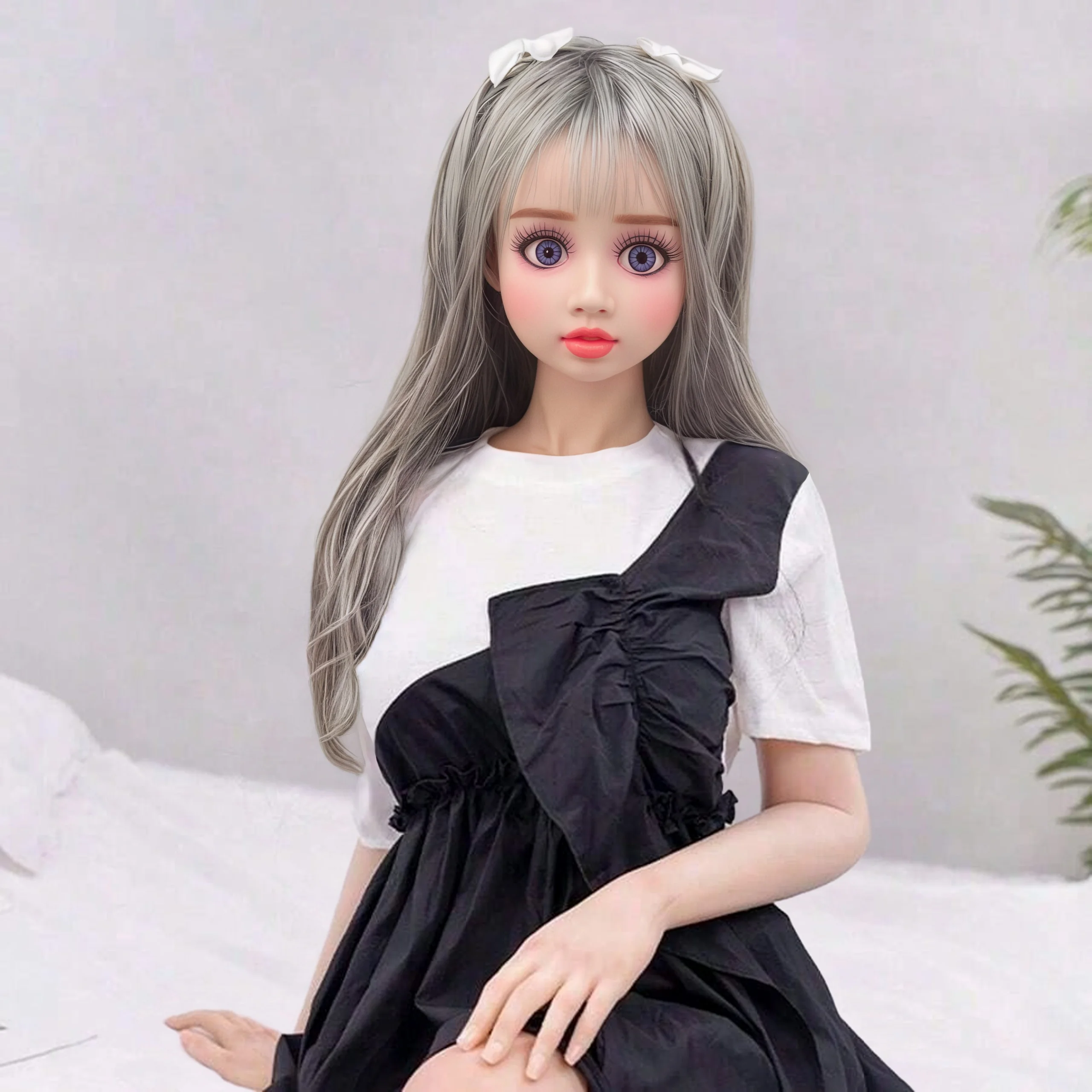 ตุ๊กตาอนิเมะขนาด 70 ซม./100 ซม. แฟนสาวที่สมบูรณ์แบบ หัวถอดได้พร้อมวิกผม ตัวปรับขนาดได้ ทำจากวัสดุ TPE นุ่ม (ไม่มีเสื้อผ้า)