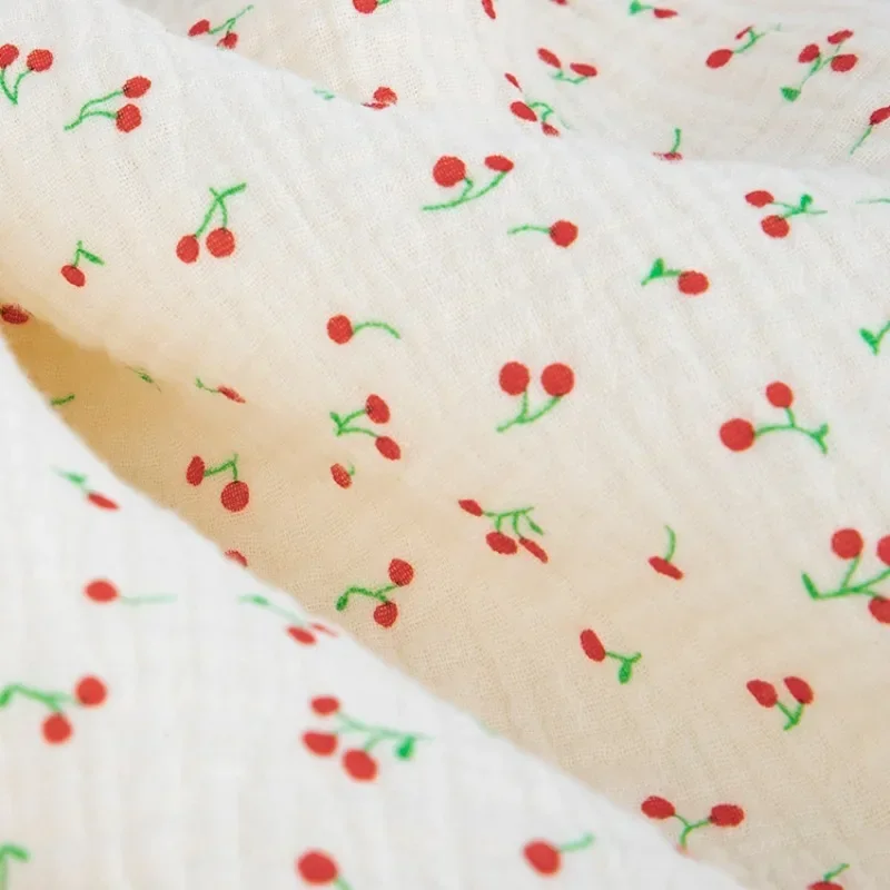 1/3/5yards Double-Layer 100% Cotton Gauze Children Sheets Pajamas DIY Dress Fabrics Soft Environmentally Friendly Skin-Friendly
