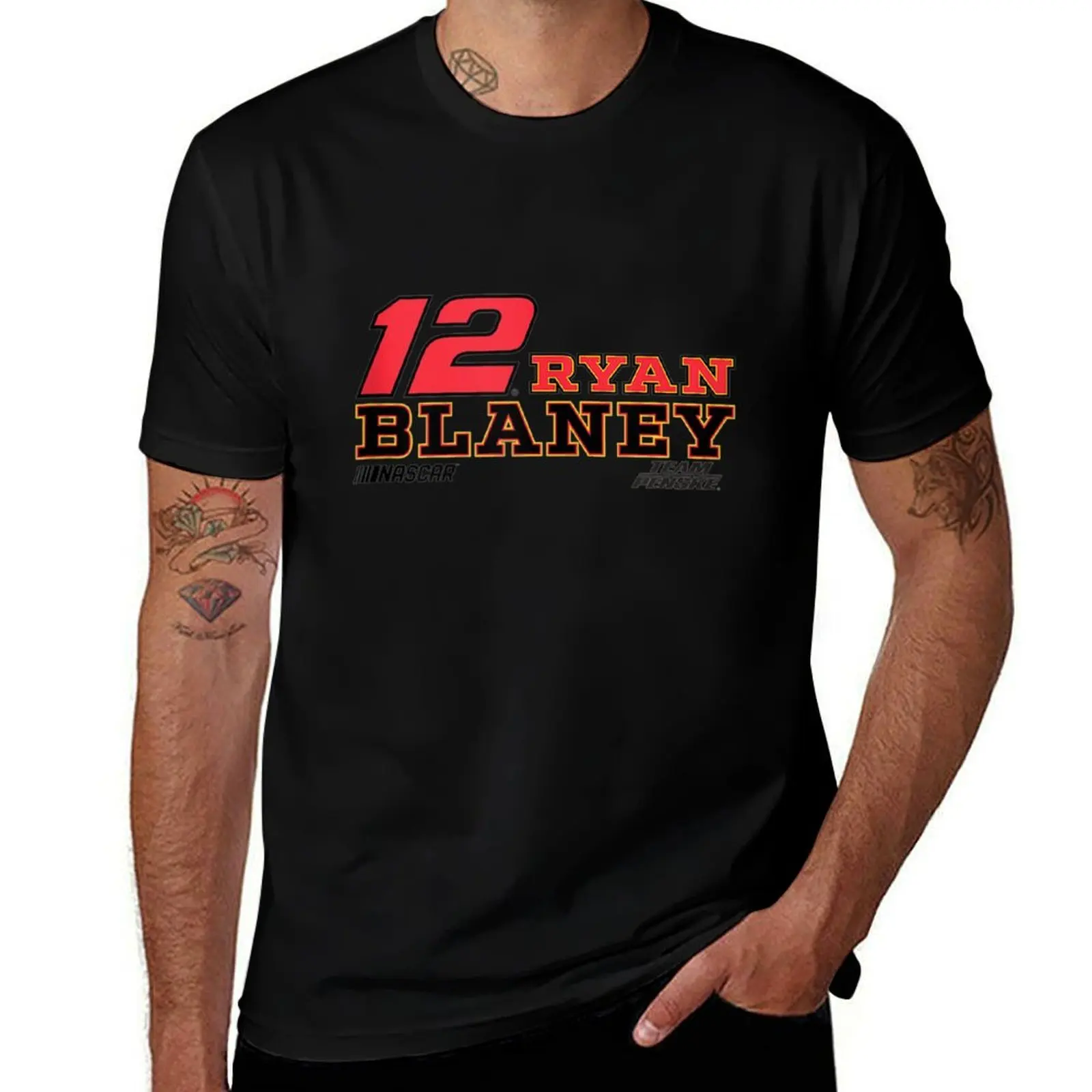 

NASCAR - Ryan Blaney - Driver T-Shirt Breathable Workout Short Sleeve Top