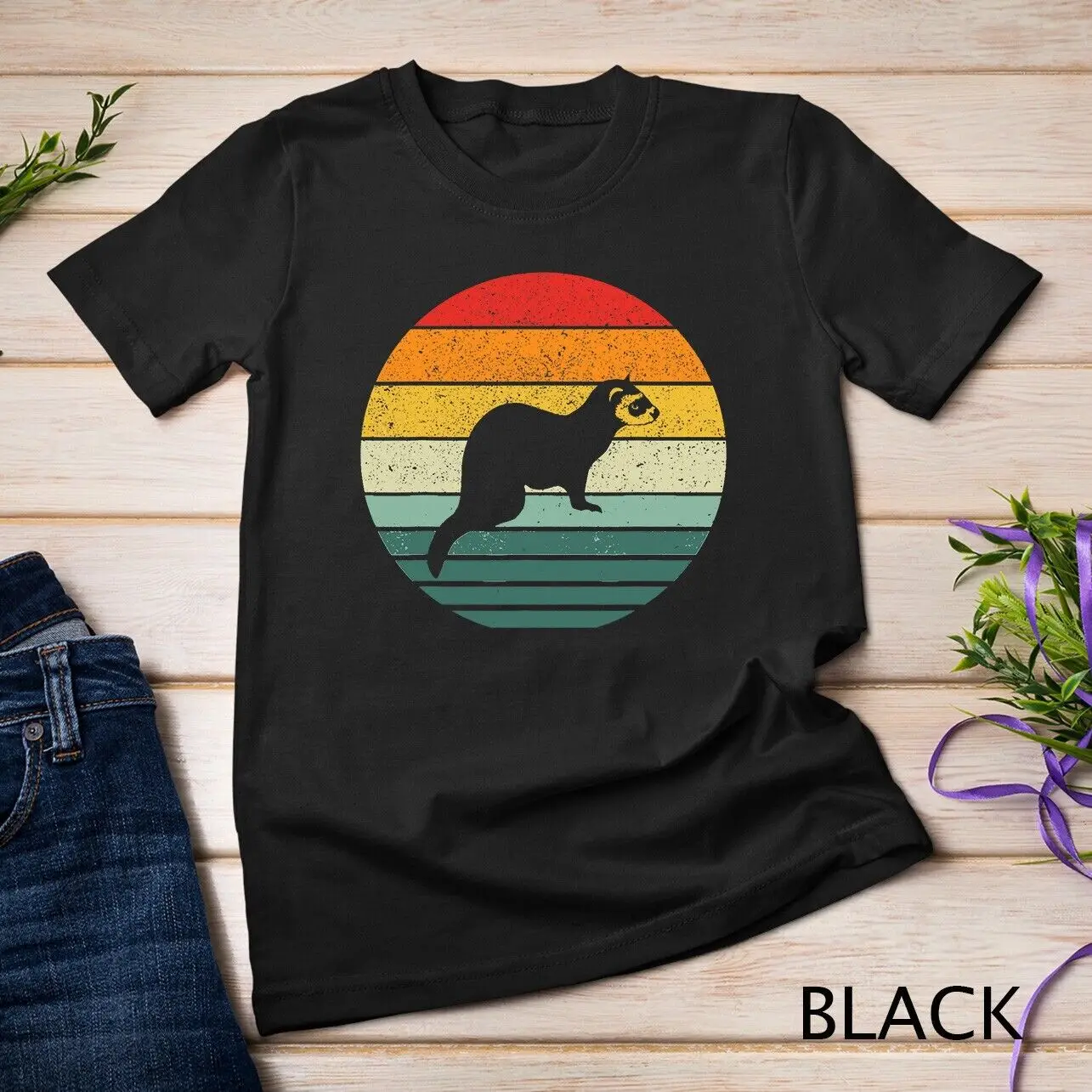 

Vintage Ferret Retro Tee T-Shirt Unisex T-shirt